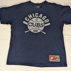 Nike Navy Chicago Cubs Graphic Tee